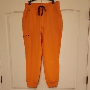 Figs Women's Vibrant Orange Joggers